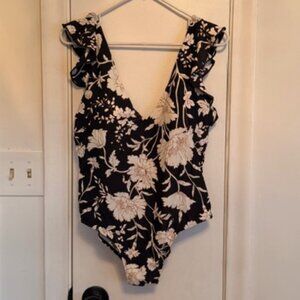Summer Salt The Ruffle Back Flip One Piece Swimsuit Size 12